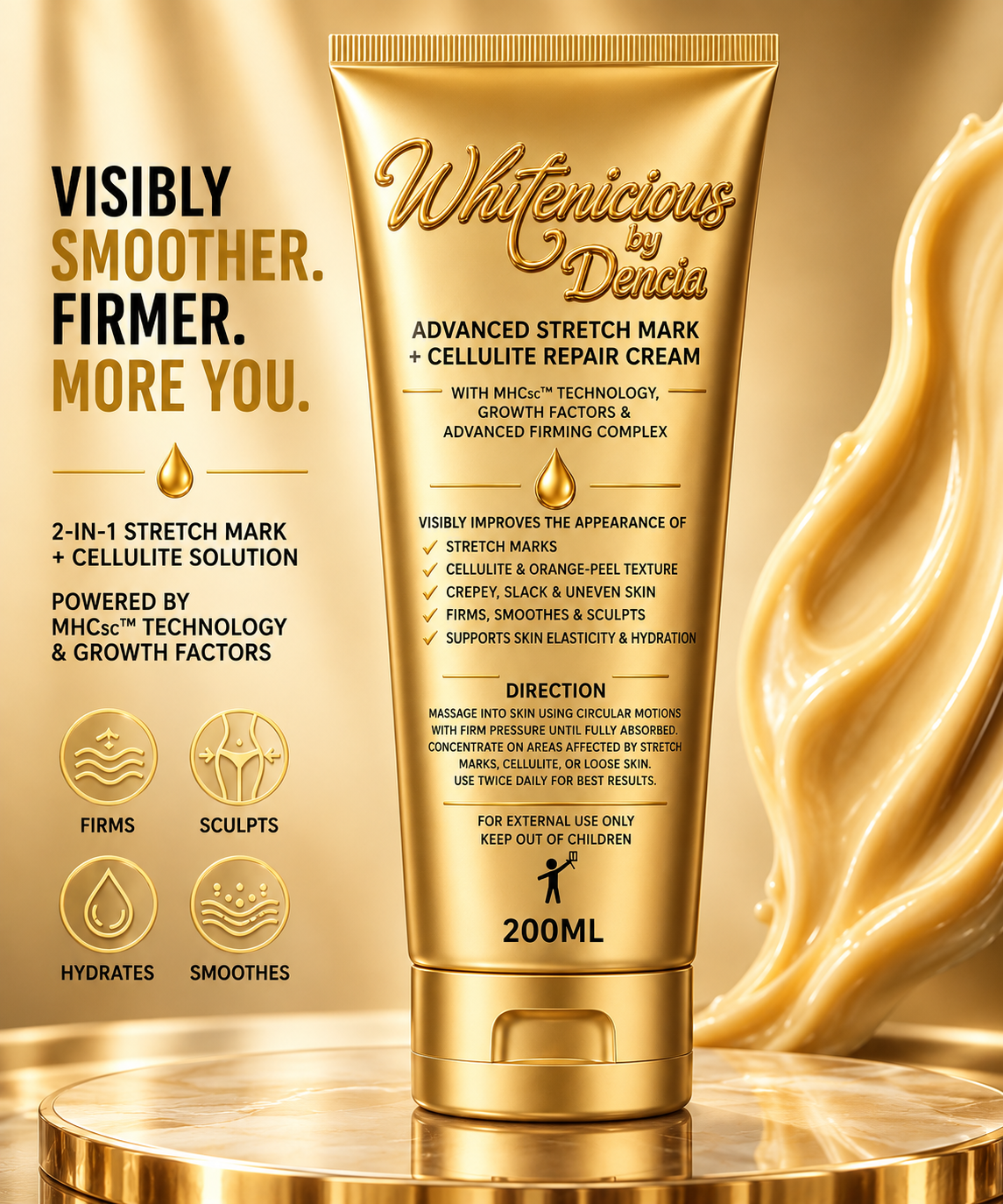 Advanced Stretch Mark + Cellulite Repair Cream