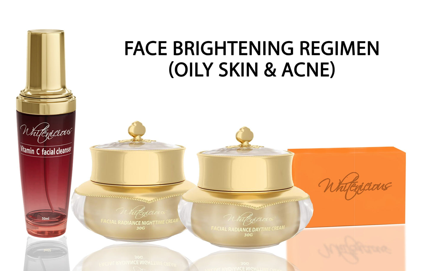 Face Brightening regimen Oily Skin Set